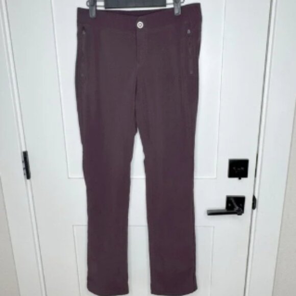 Kuhl 6286 Frost softshell Lined winter snow Travel Hiking Pants Maroon Size 4 - Picture 1 of 7